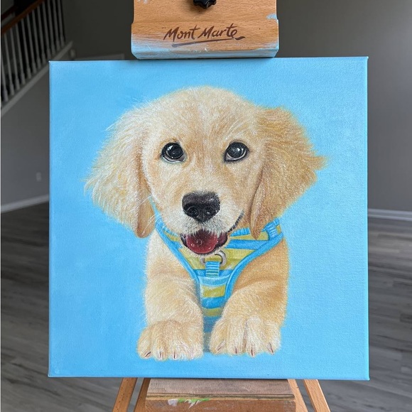 Commission Pet Portrait | Oil, Acrylic or Pencil - Picture 2 of 4